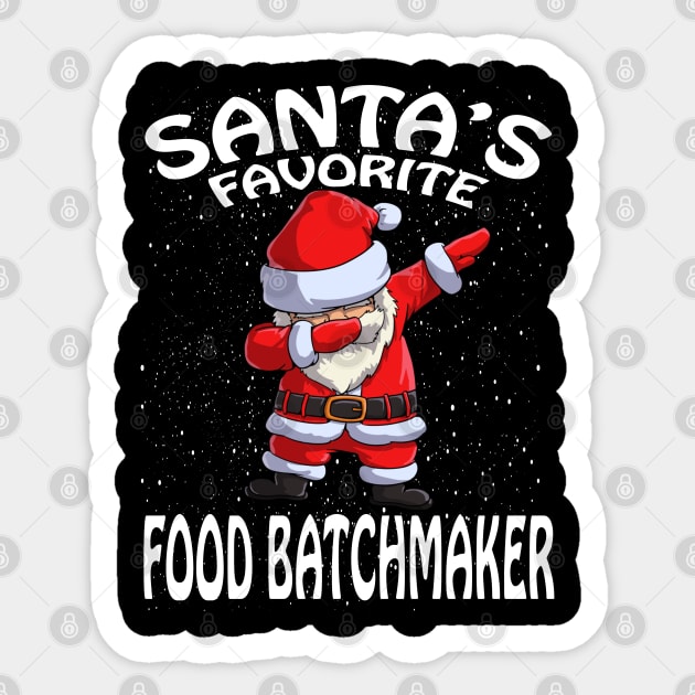 Santas Favorite Food Batchmaker Christmas Sticker by intelus